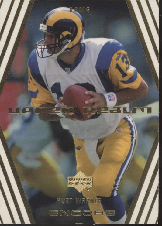 Kurt Warner 1999 Upper Deck Encore Upper Realm #UR7 - Collector Store LLC