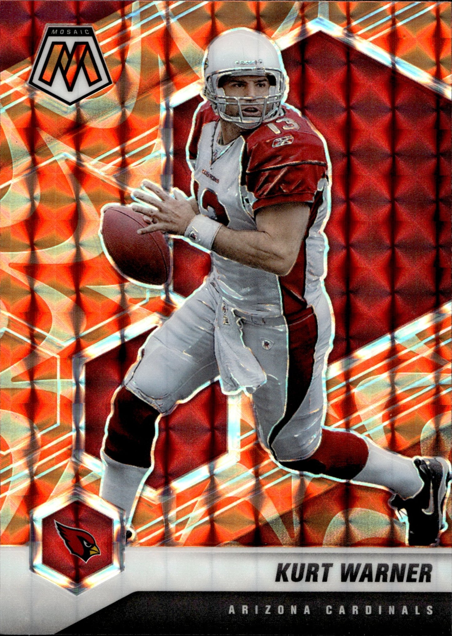 Kurt Warner 2024 Panini Mosaic Orange Prizm #9 - Collector Store LLC