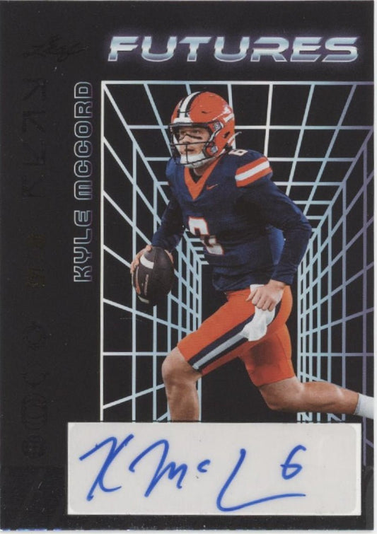 Kyle McCord 2024 Leaf Futures Auto 46/149 #A - KM1 - Collector Store LLC