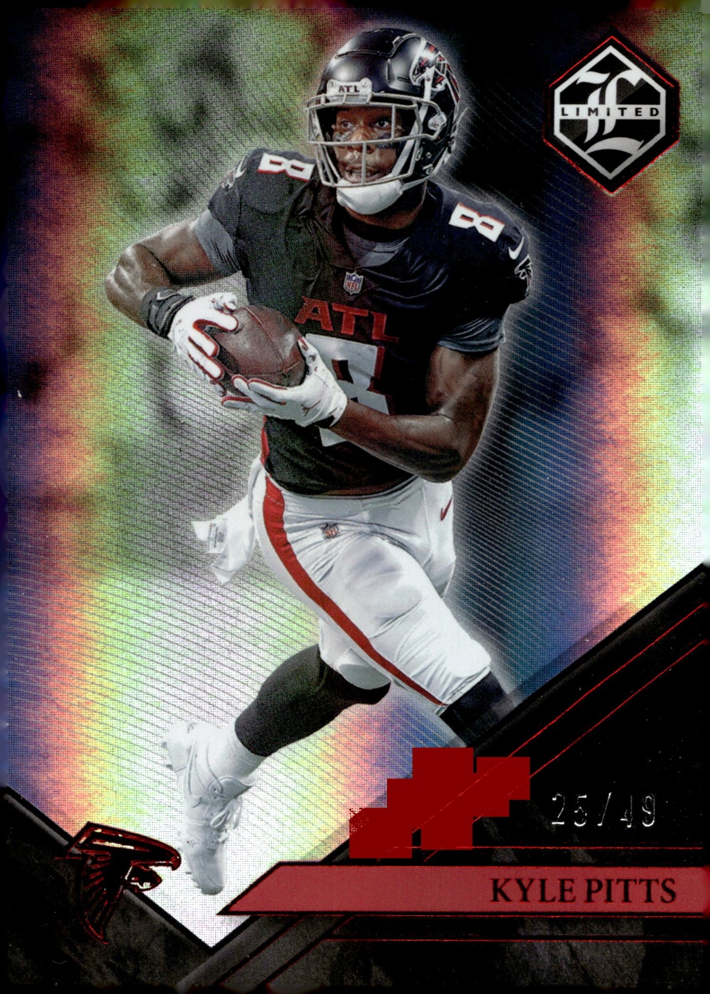 Kyle Pitts 2022 Panini Limited Red 25/49 #7 - Collector Store LLC