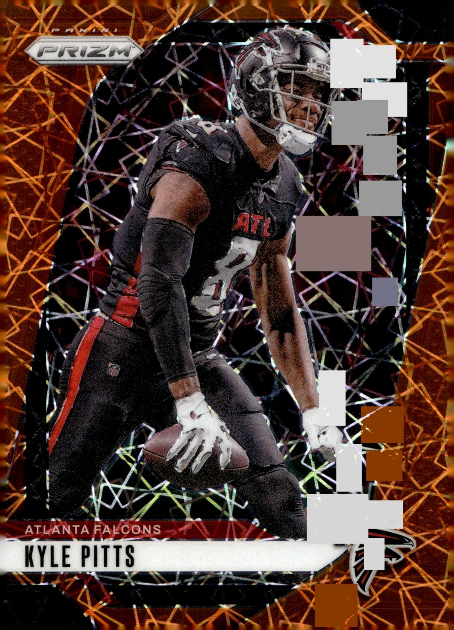 Kyle Pitts 2024 Panini Prizm Orange Lazer Prizm #13 - Collector Store LLC