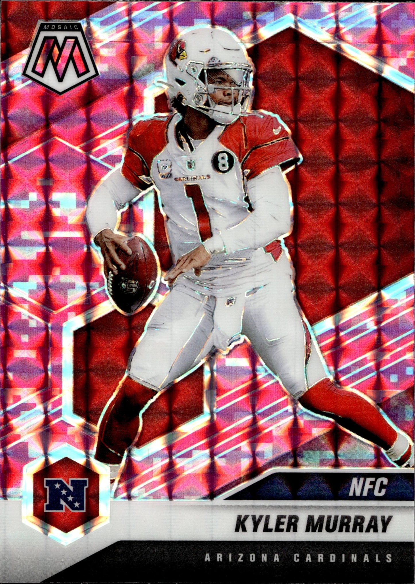 Kyler Murray 2021 Panini Mosaic NFC Pink Camo Prizm #204 - Collector Store LLC