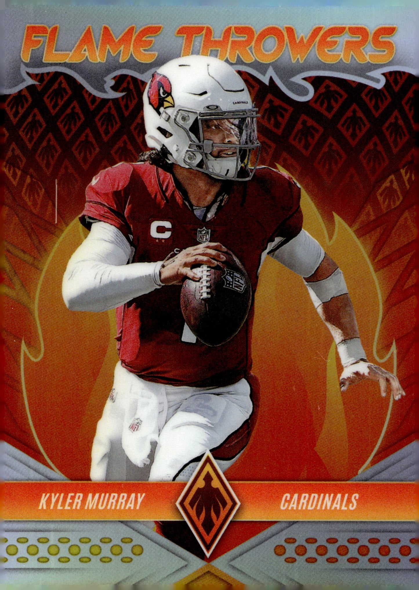Kyler Murray 2022 Panini Phoenix Flame Throwers Refractor #FT - 14 - Collector Store LLC