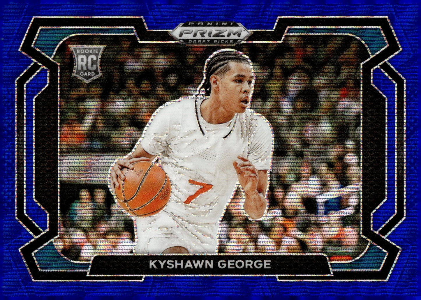 Kyshawn George 2024 Panini Prizm Draft Picks Variation Blue Wave Prizm RC 30/249 - Collector Store LLC