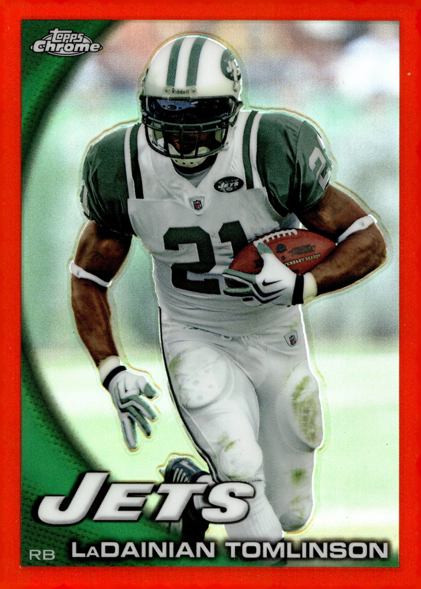 LaDainian Tomlinson 2010 Topps Chrome Orange Refractor #C210 - Collector Store LLC