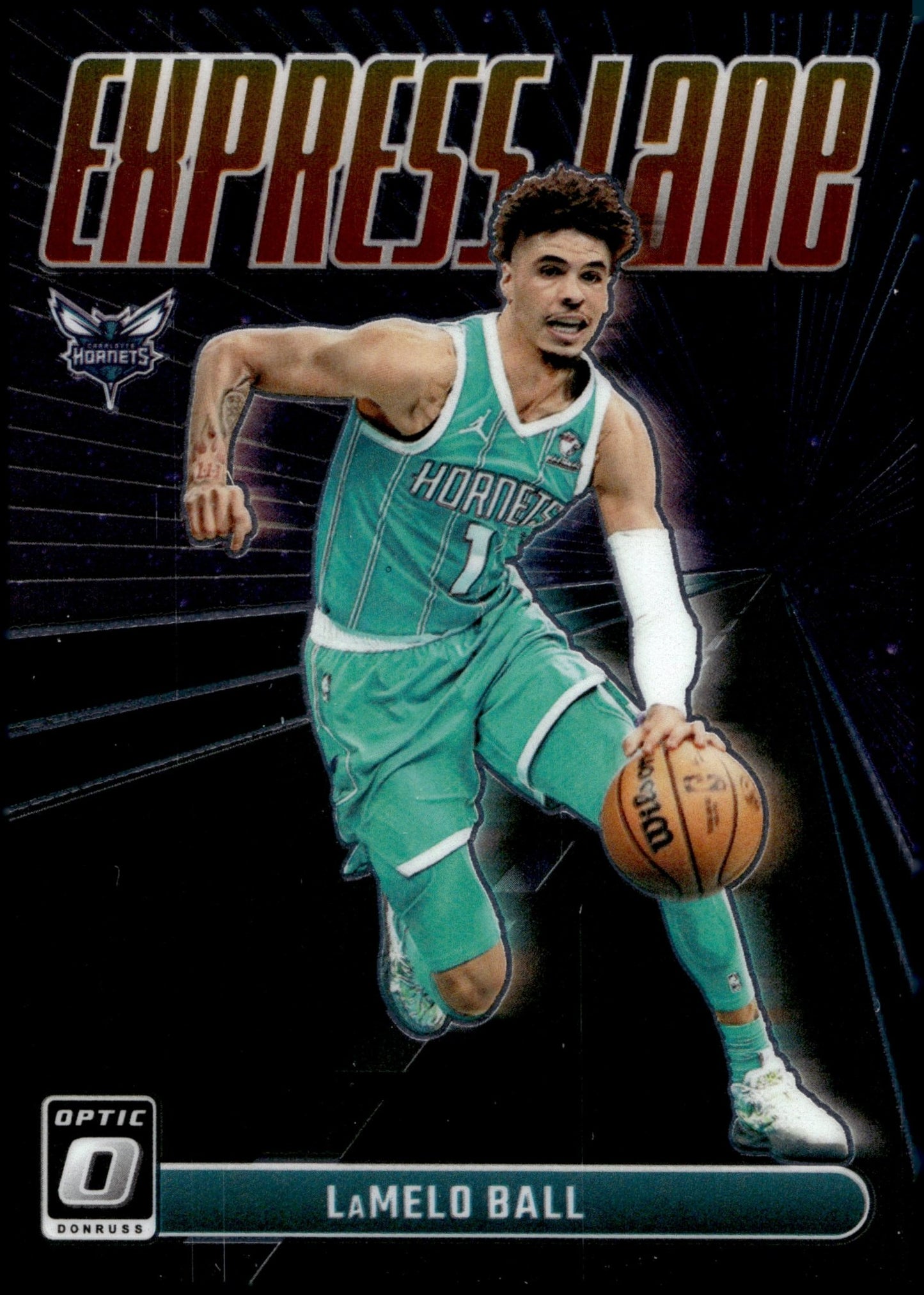 LaMelo Ball 2023 - 24 Panini Donruss Optic Express Lane #6 - Collector Store LLC