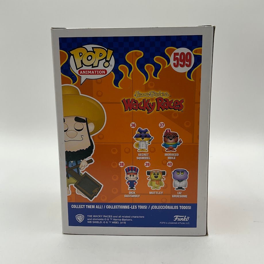 Lazy Luke Funko Pop! Wacky Races #599 2019 Summer Convention - Collector Store LLC