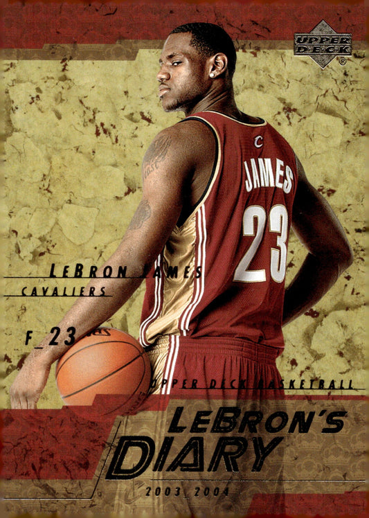 LeBron James 2003 - 04 Upper Deck LeBron's Diary RC #LJ9 - Collector Store LLC