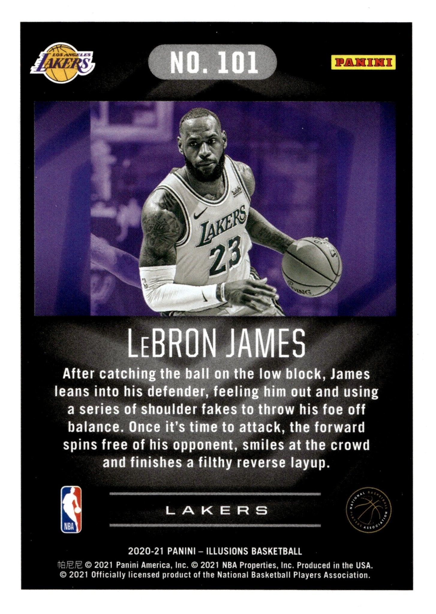 LeBron James 2020 - 21 Panini Illusions #101 - Collector Store LLC