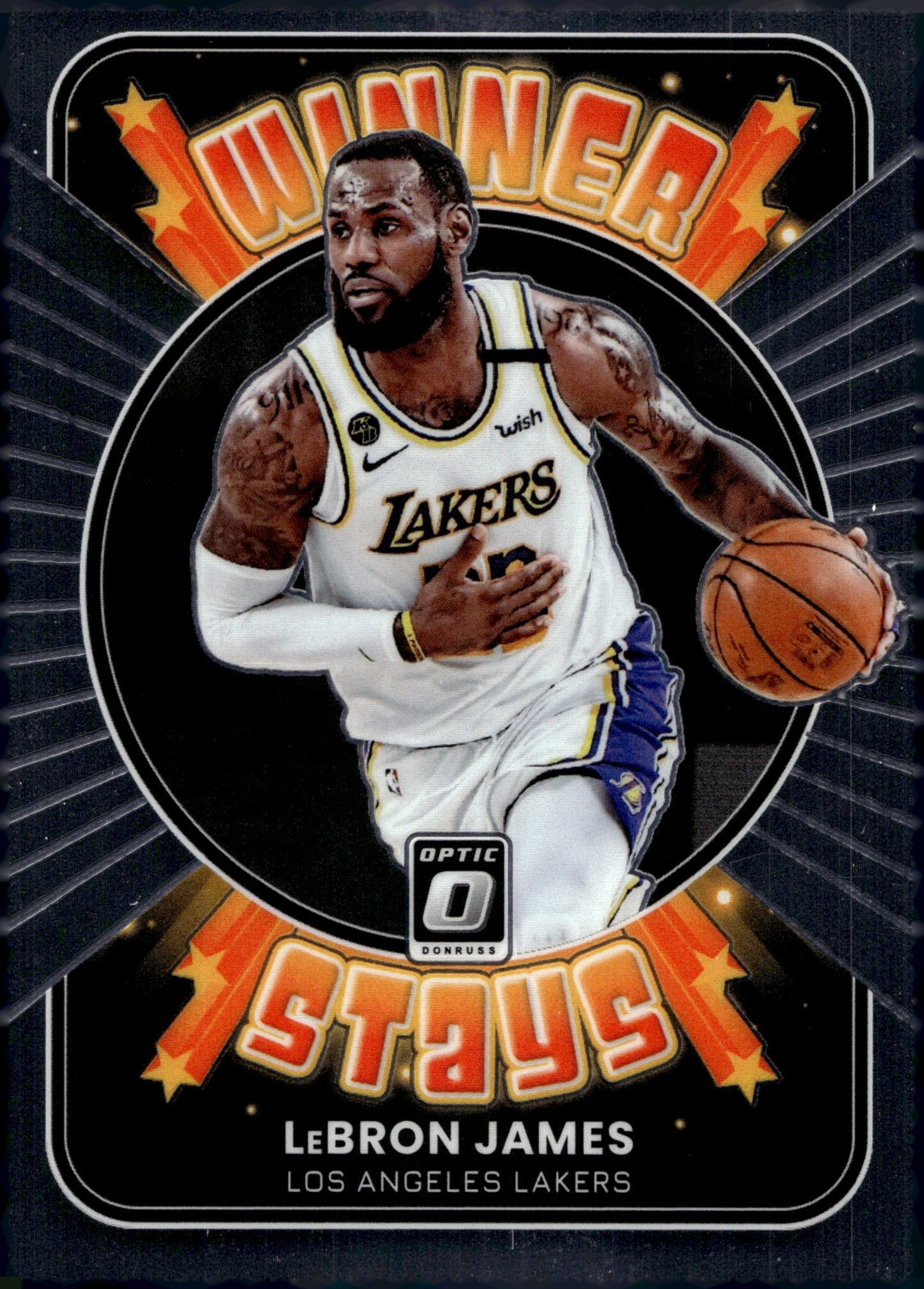 LeBron James 2021 - 22 Panini Donruss Optic Winner Stays #3 - Collector Store LLC