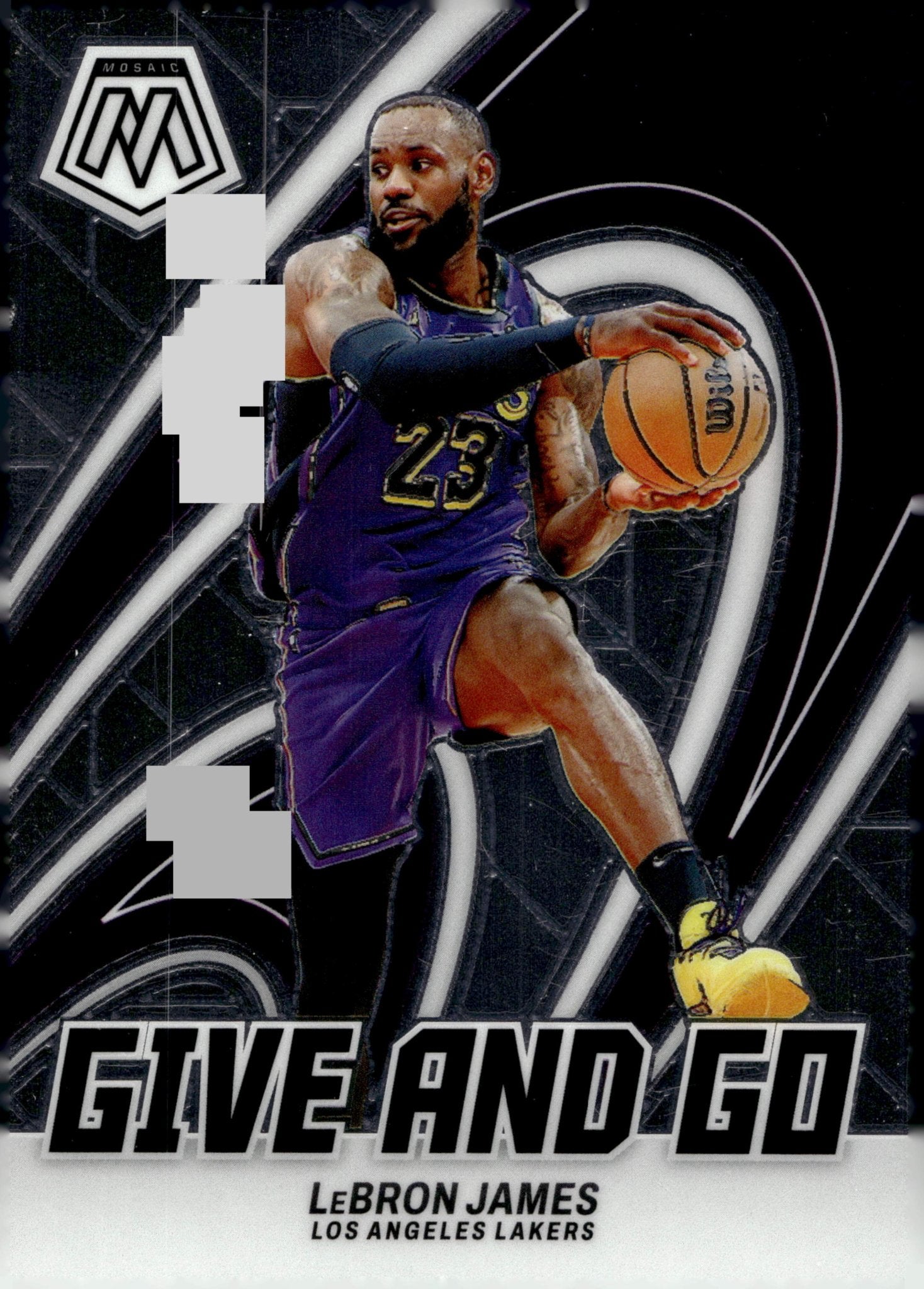 LeBron James 2023 - 24 Panini Mosaic Give & Go #3 - Collector Store LLC