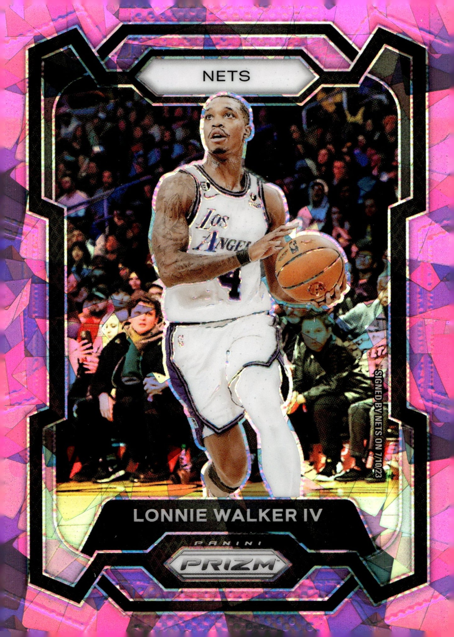 Lonnie Walker IV 2023 - 24 Panini Prizm Pink Ice Prizm #231 - Collector Store LLC