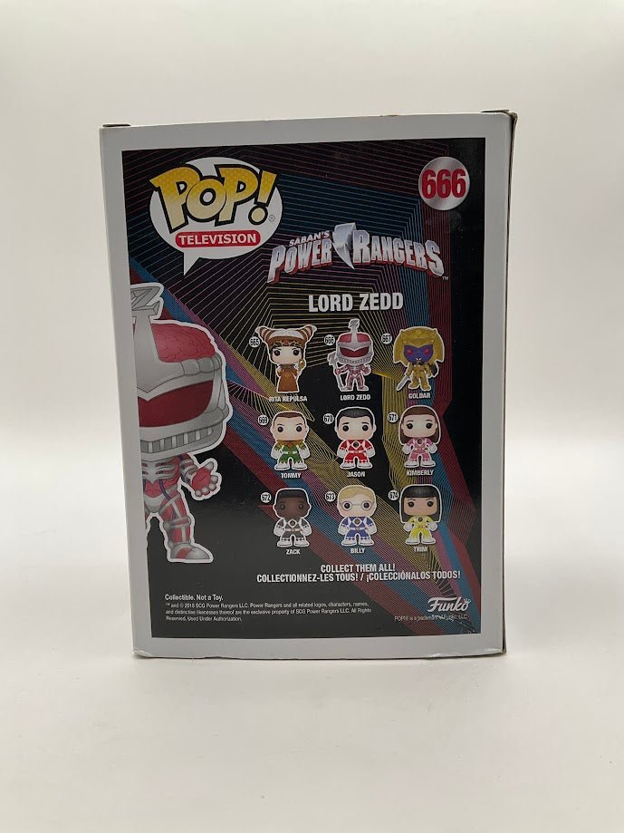 Lord Zedd Funko Pop! Power Rangers #666 25 Years - Collector Store LLC