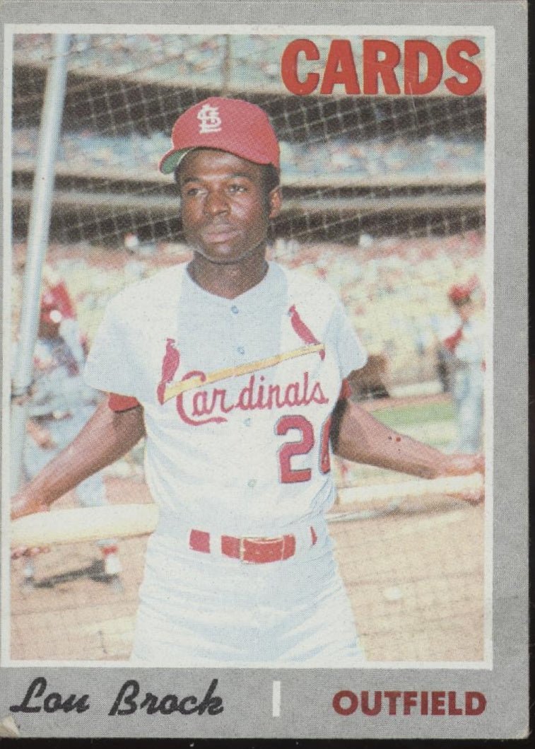 Lou Brock 1970 Topps #330 St. Louis Cardinals VG - EX #1 - Collector Store LLC