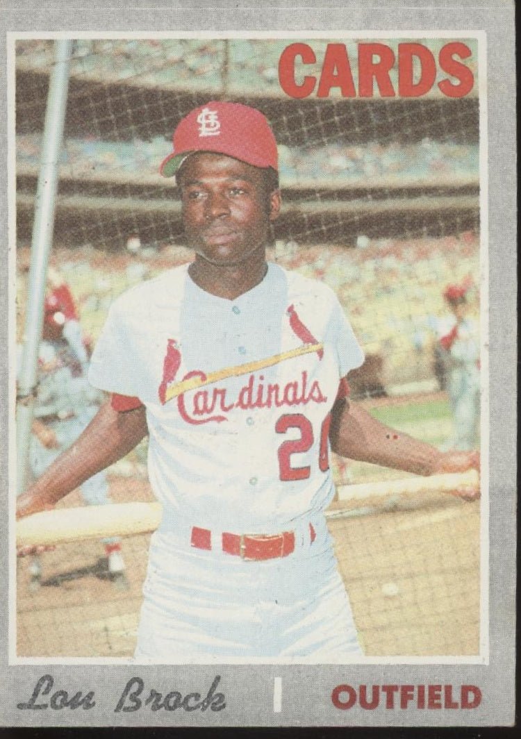 Lou Brock 1970 Topps #330 St. Louis Cardinals VG - EX #2 - Collector Store LLC