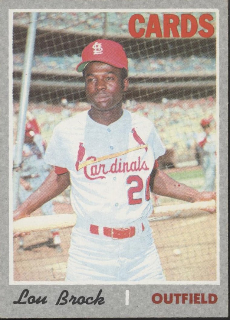 Lou Brock 1970 Topps #330 St. Louis Cardinals VG - EX #3 - Collector Store LLC