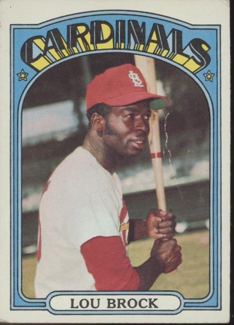 Lou Brock 1972 Topps #200 St. Louis Cardinals VG #1 - Collector Store LLC