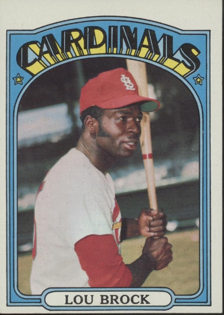Lou Brock 1972 Topps #200 St. Louis Cardinals VG #2 - Collector Store LLC
