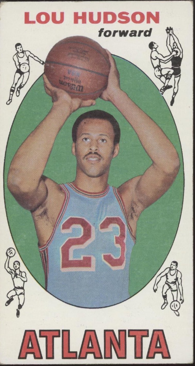 Lou Hudson 1969 - 70 Topps Oversized RC #65 Atlanta Hawks VG - EX - Collector Store LLC