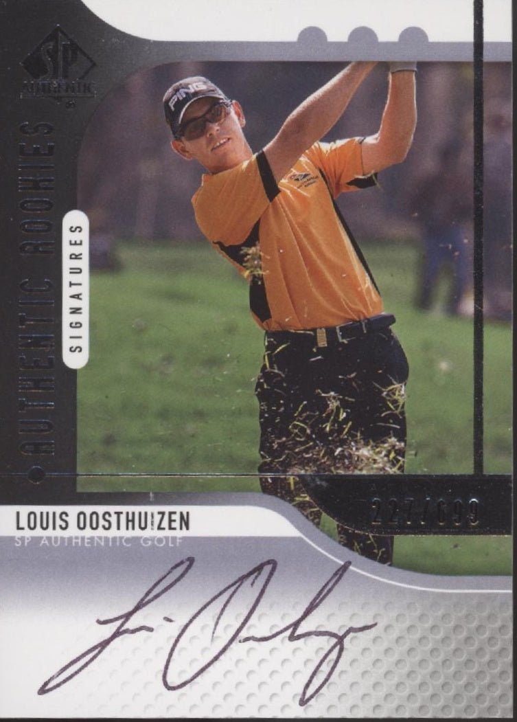 Louis Oosthuizen 2012 Upper Deck SP Authentic RC Auto 227/699 #110 #1 - Collector Store LLC