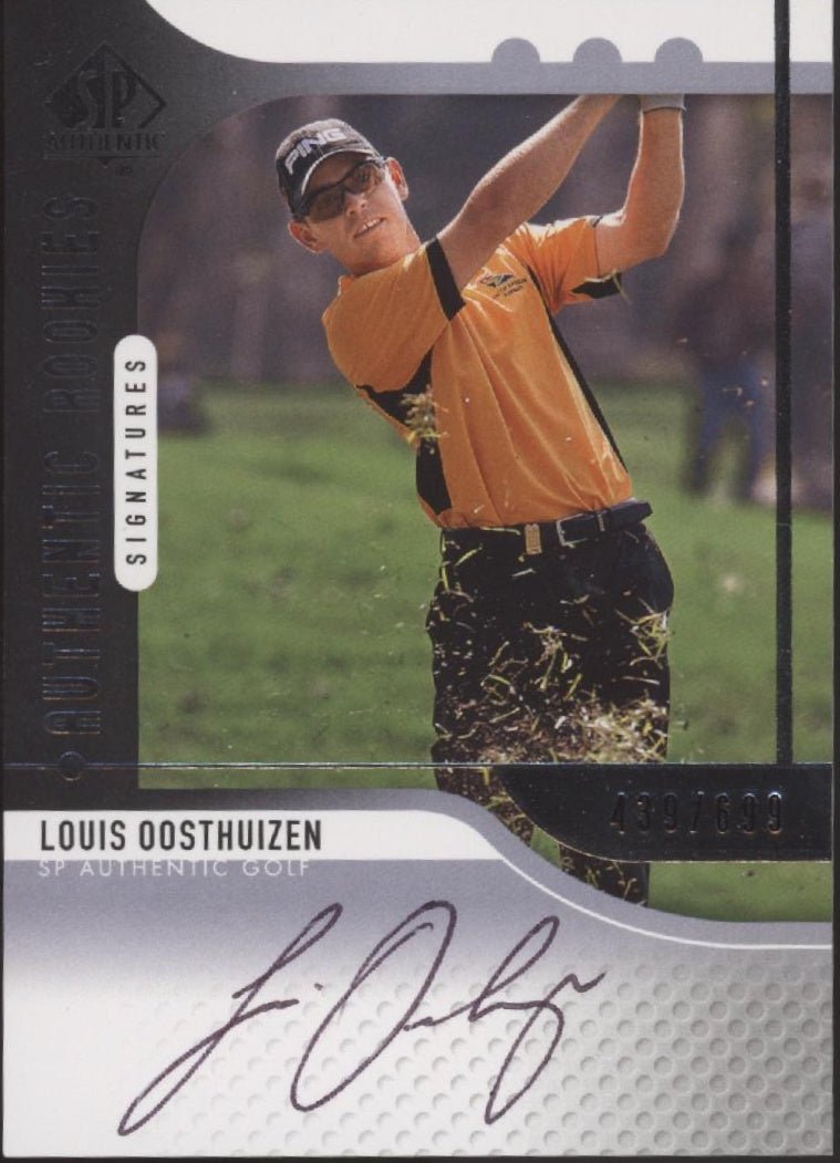 Louis Oosthuizen 2012 Upper Deck SP Authentic RC Auto 439/699 #110 #5 - Collector Store LLC