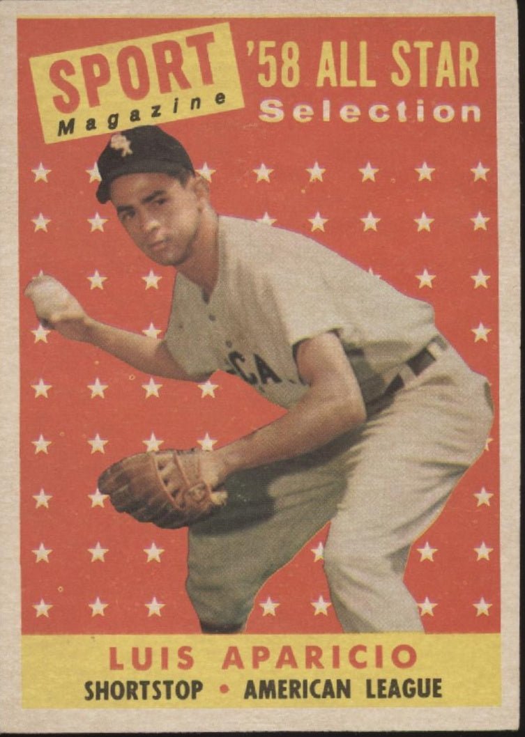 Luis Aparicio 1958 Topps #483 Chicago White Sox EX - Collector Store LLC