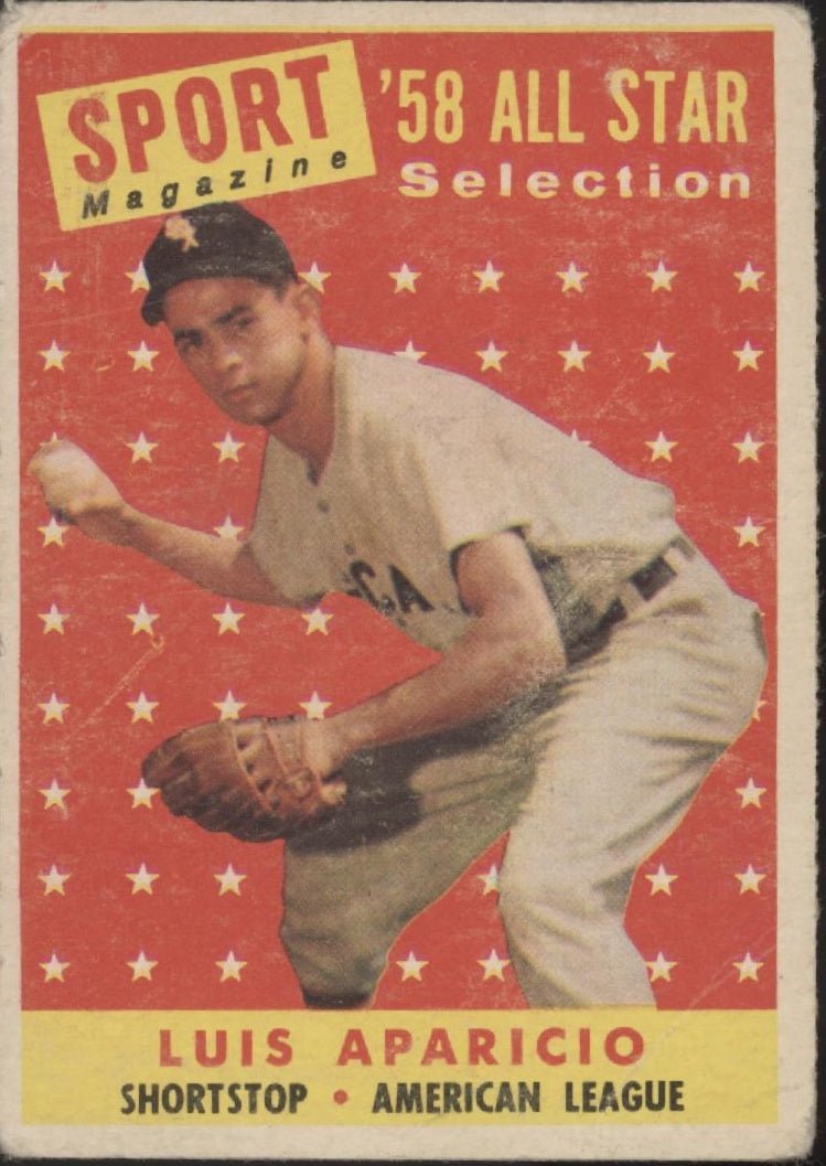 Luis Aparicio 1958 Topps #483 Chicago White Sox GD - Collector Store LLC