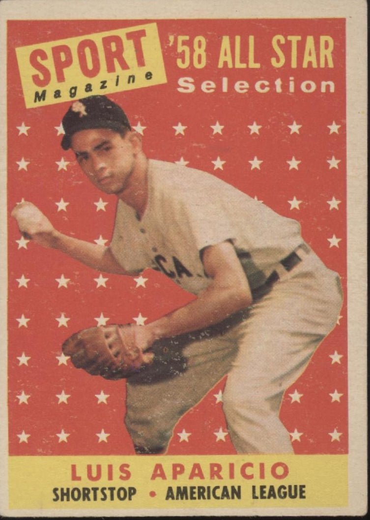 Luis Aparicio 1958 Topps #483 Chicago White Sox VG - EX #2 - Collector Store LLC
