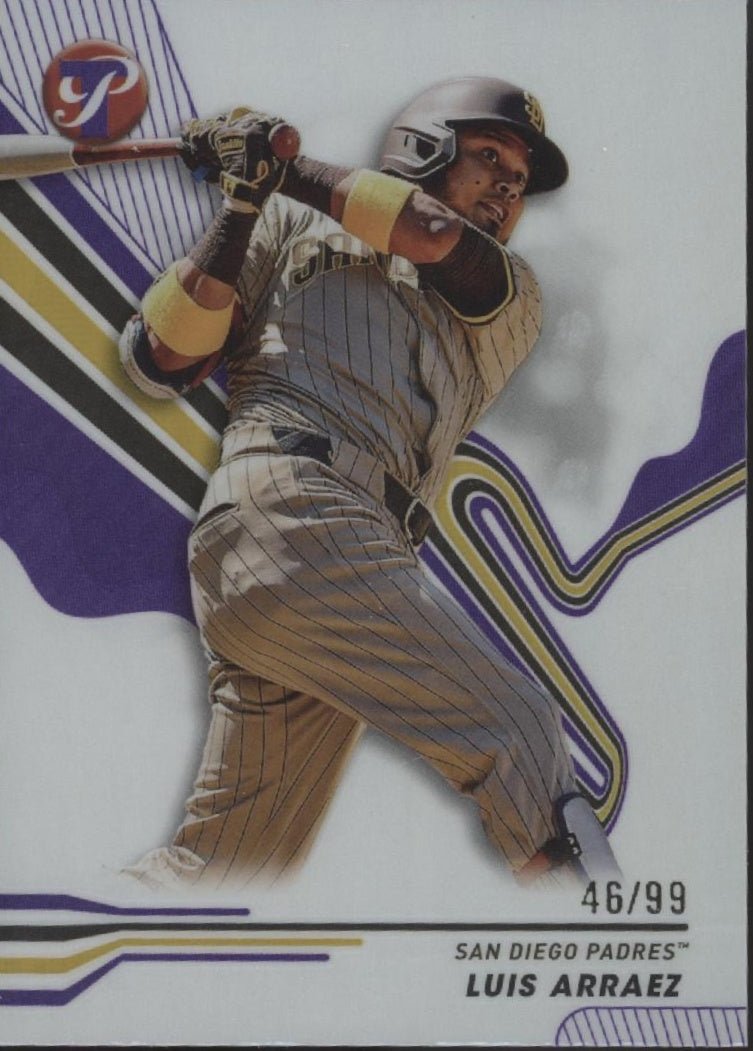 Luis Arraez 2024 Topps Pristine Purple Refractor 46/99 161 - Collector Store LLC