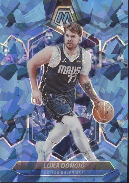 Luka Doncic 2023 - 24 Panini Mosaic Blue Ice Prizm 084/125 #31 - Collector Store LLC