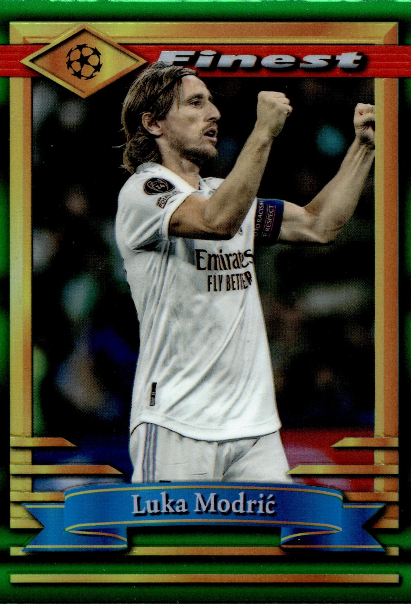 Luka Modric 2023 - 24 Topps Finest UEFA Champions League Refractor #35 - Collector Store LLC