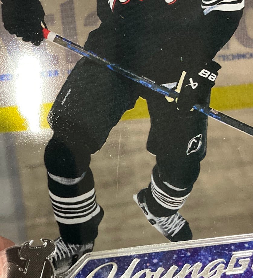 Luke Hughes 2023 - 24 Upper Deck Series 1 Young Guns Clear RC #248 - Collector Store LLC