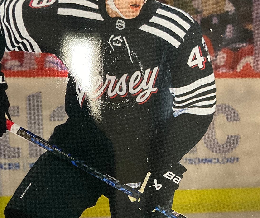 Luke Hughes 2023 - 24 Upper Deck Series 1 Young Guns Clear RC #248 - Collector Store LLC