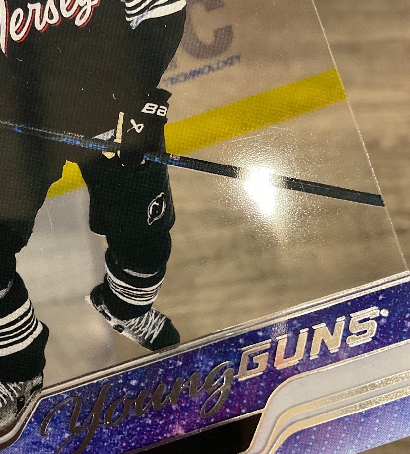 Luke Hughes 2023 - 24 Upper Deck Series 1 Young Guns Clear RC #248 - Collector Store LLC