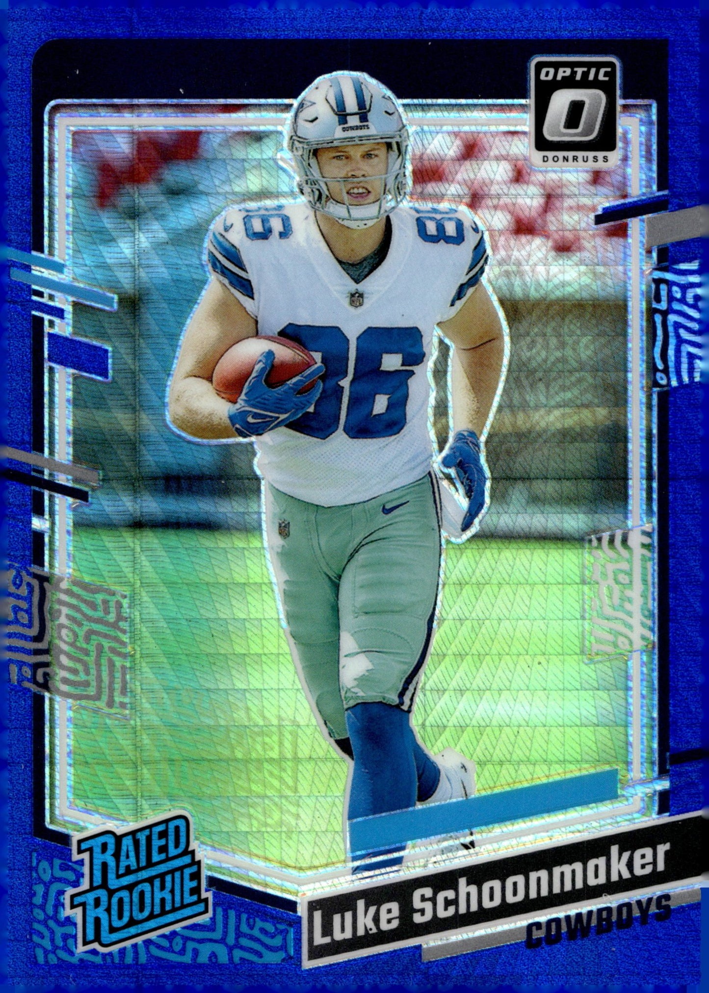Luke Schoonmaker 2023 Donruss Optic Rated Rookie Blue Prism Prizm RC #227 - Collector Store LLC