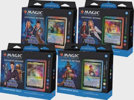 Magic the Gathering: Doctor Who Commander Decks (Set-of-4) Magic the Gathering: Doctor Who Commander Decks (Set-of-4)