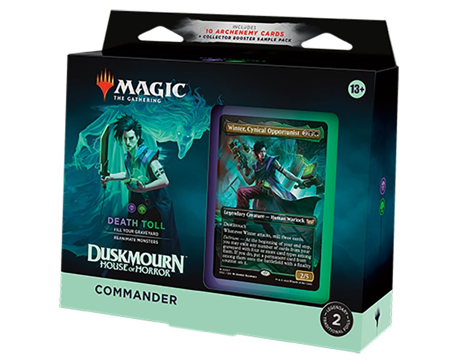 Magic the Gathering: Duskmourn House of Horror Commander Deck - Death Toll - Collector Store LLC
