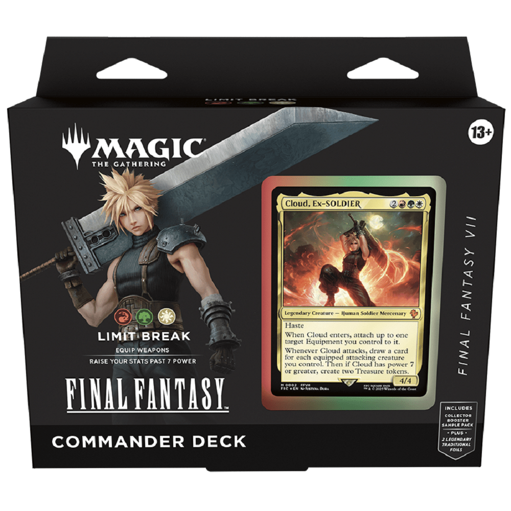 Magic the Gathering: Final Fantasy Commander Deck - Final Fantasy VII Limit Break - Collector Store LLC