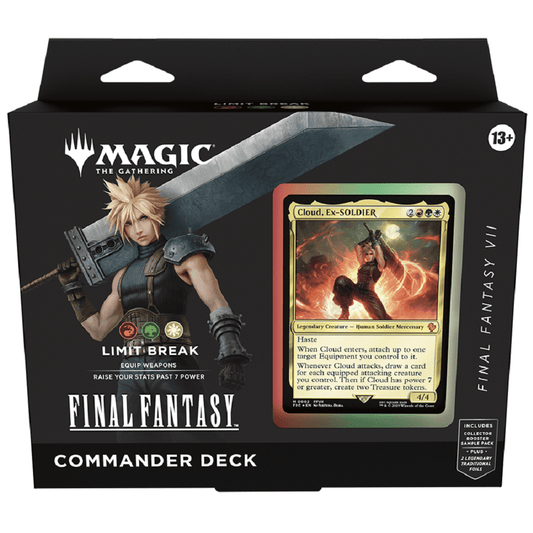 Magic the Gathering: Final Fantasy Commander Deck - Final Fantasy VII Limit Break - Collector Store LLC