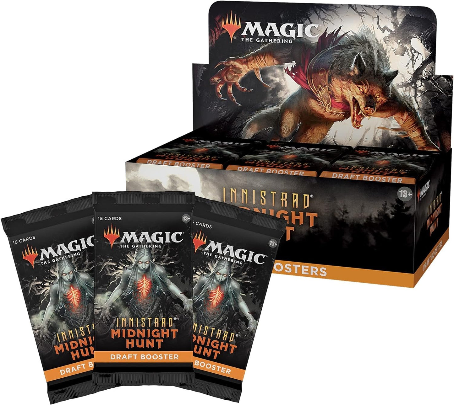 Magic the Gathering: Innistrad Midnight Hunt Draft Booster Box - Collector Store LLC