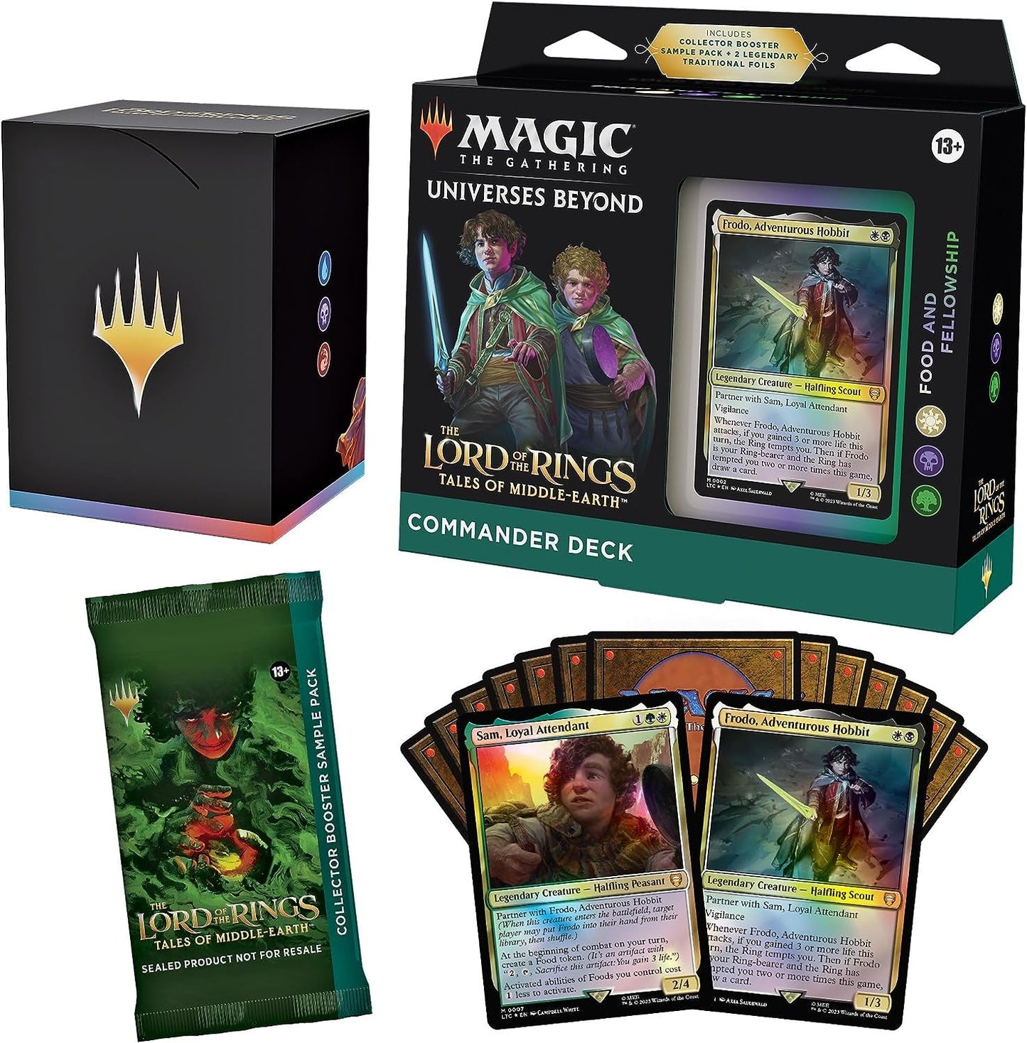 Magic the Gathering: Lord of the Rings: Tales of Middle - earth Commander Deck Food & Fellowship - Collector Store LLC