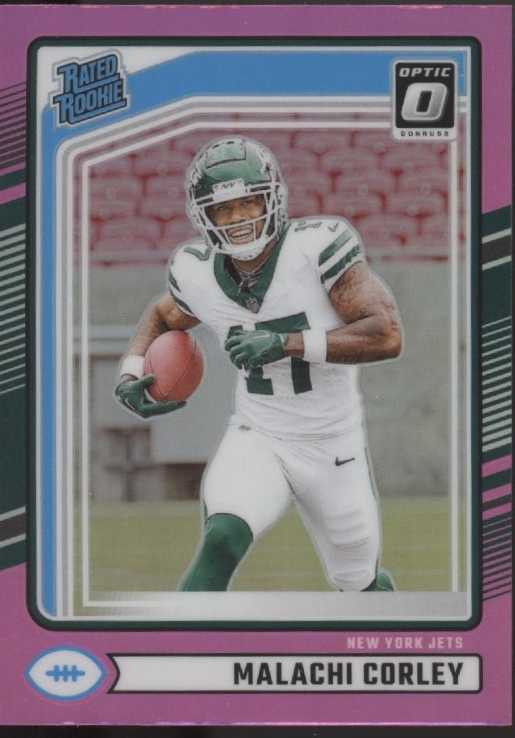 Malachi Corley 2024 Panini Donruss Rated Rookie Pink Prizm RC #333 - Collector Store LLC