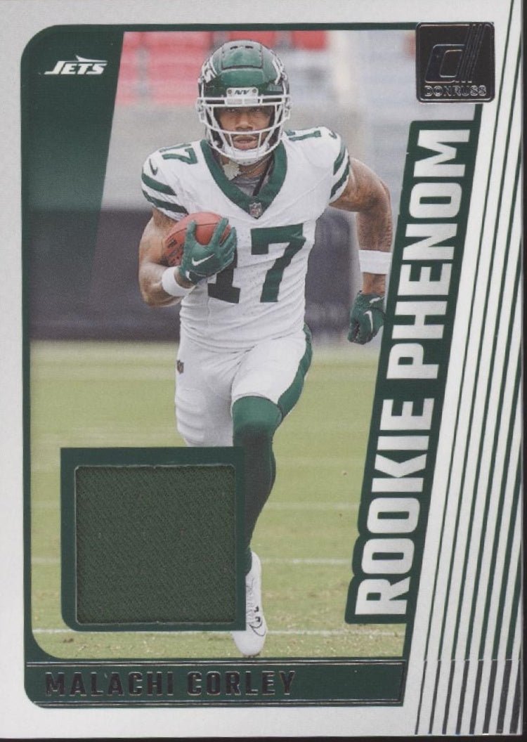 Malachi Corley 2024 Panini Donruss Rookie Phenom Swatch RC #RPJ - MCO - Collector Store LLC