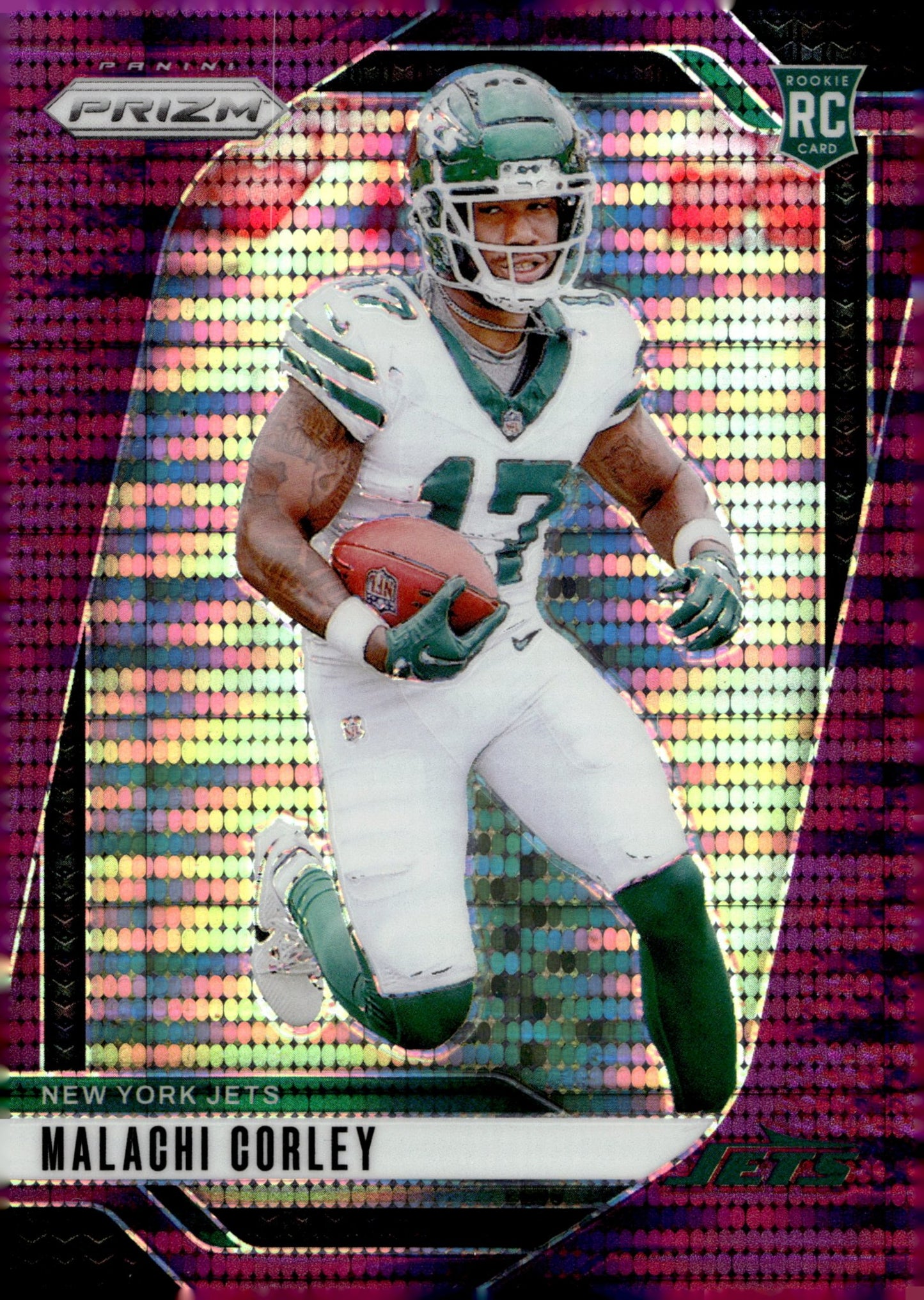 Malachi Corley 2024 Panini Prizm Purple Pulsar Prizm RC #369 - Collector Store LLC