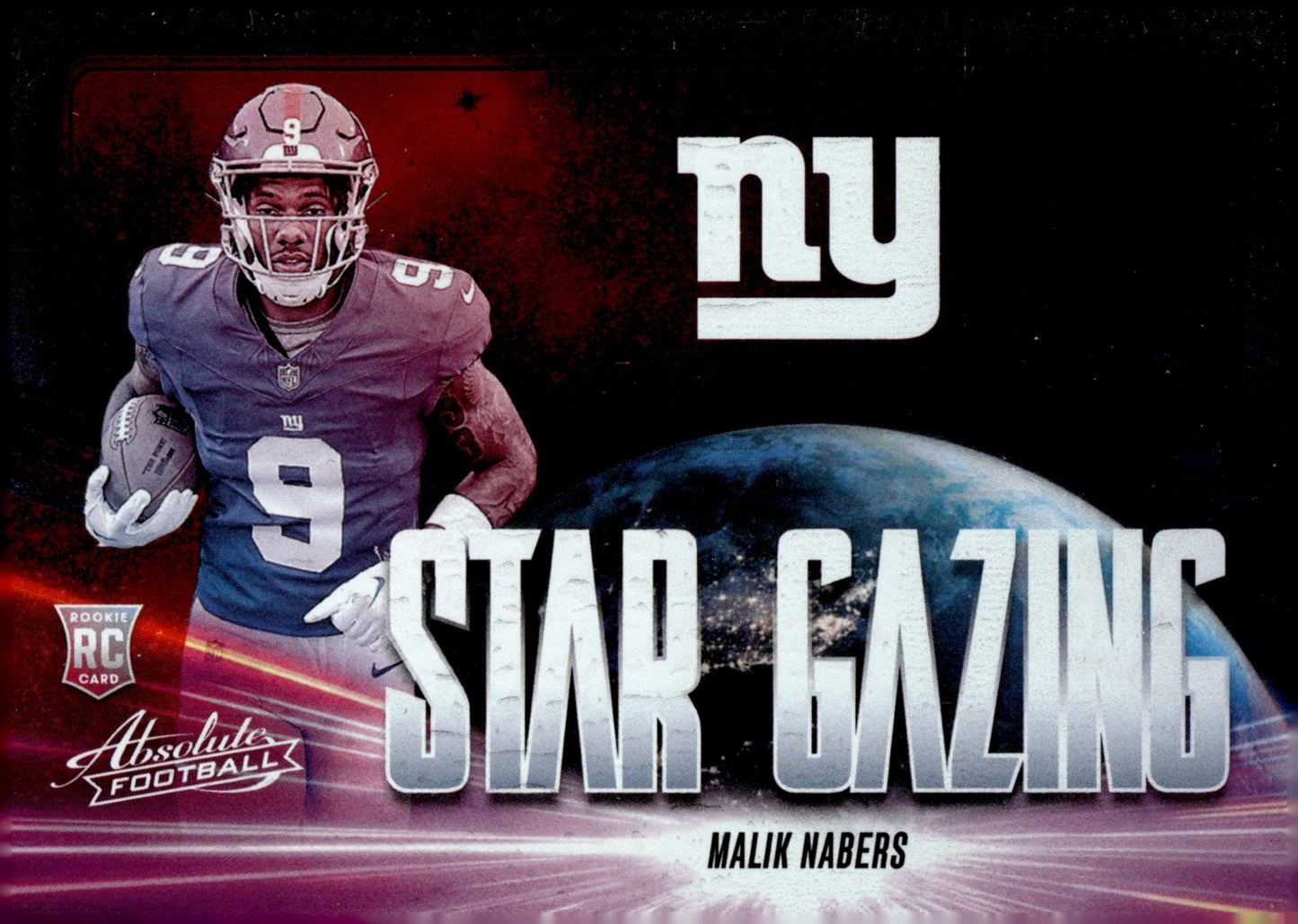 Malik Nabers 2024 Panini Absolute Star Gazing RC #SG - MNS - Collector Store LLC