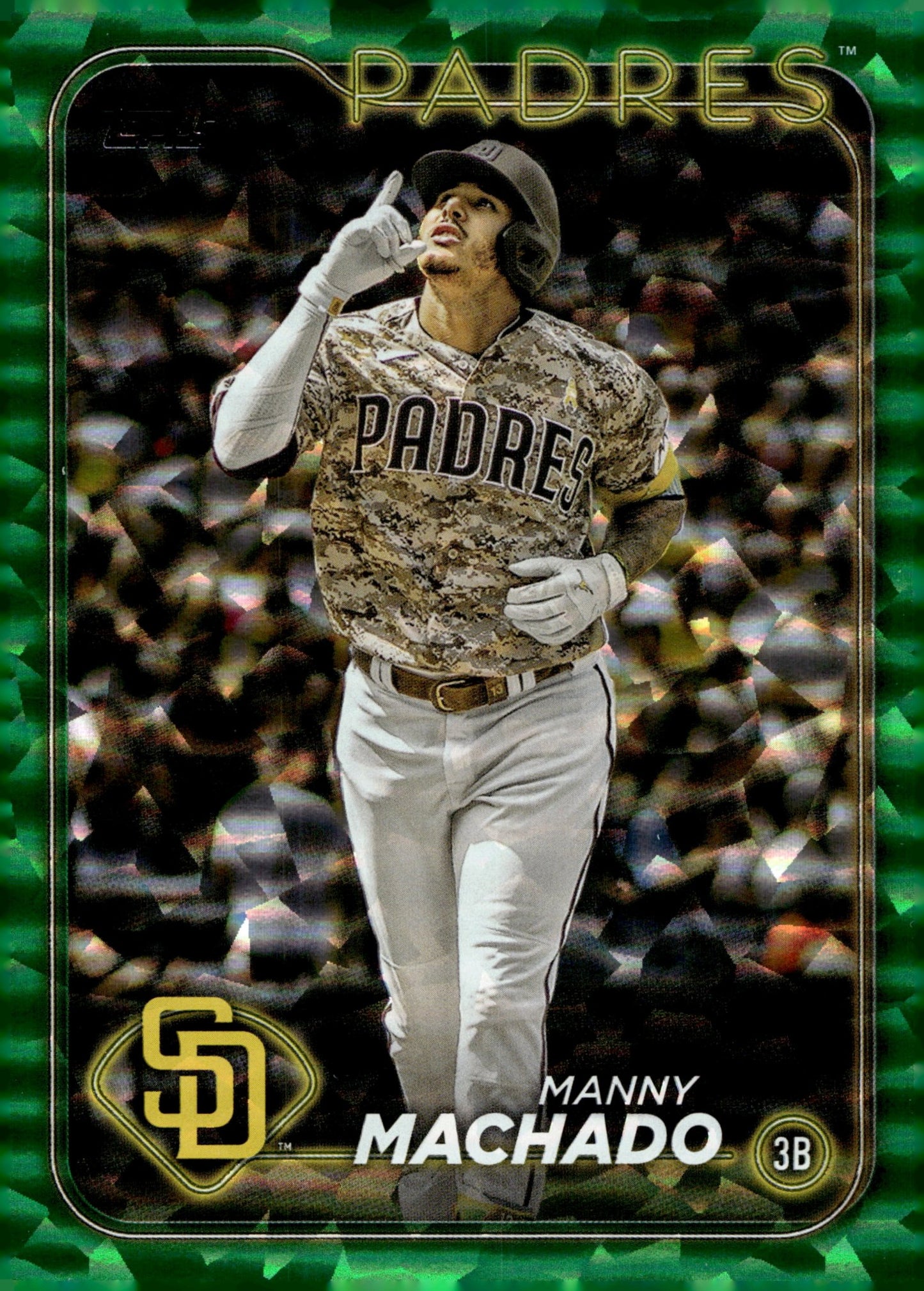 Manny Machado 2024 Topps Series 2 Green Foilboard #550 - Collector Store LLC