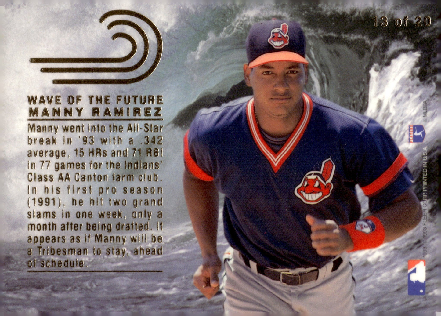 Manny Ramirez 1993 Fleer Flair Wave of the Future #13 - Collector Store LLC