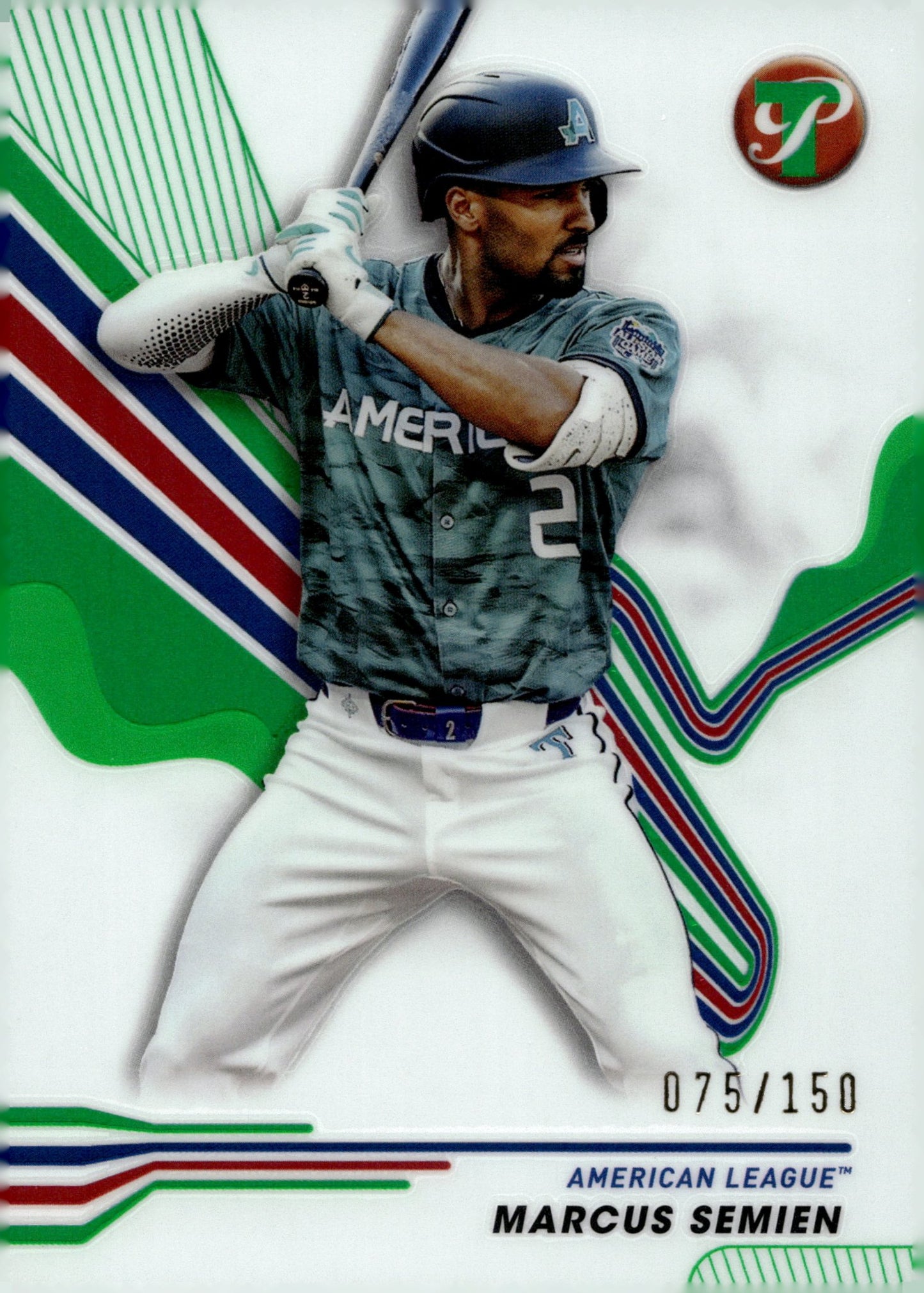 Marcus Semien 2024 Topps Pristine Green Refractor 075/150 #271 - Collector Store LLC
