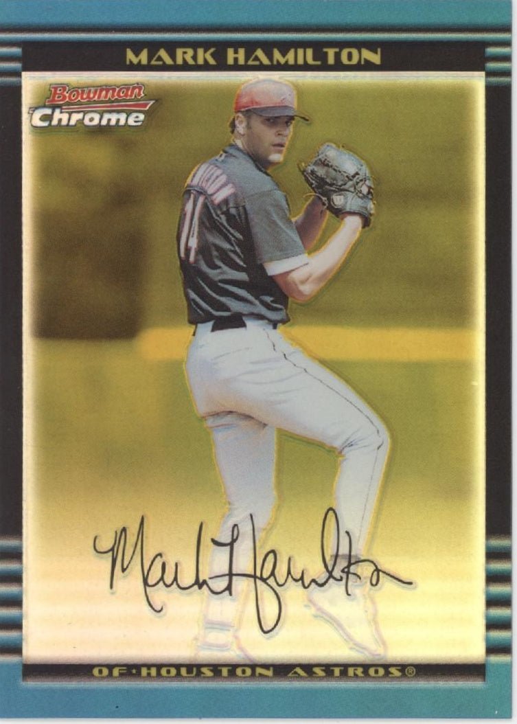 Mark Hamilton 2002 Bowman Chrome Refractor 46/50 #209 - Collector Store LLC
