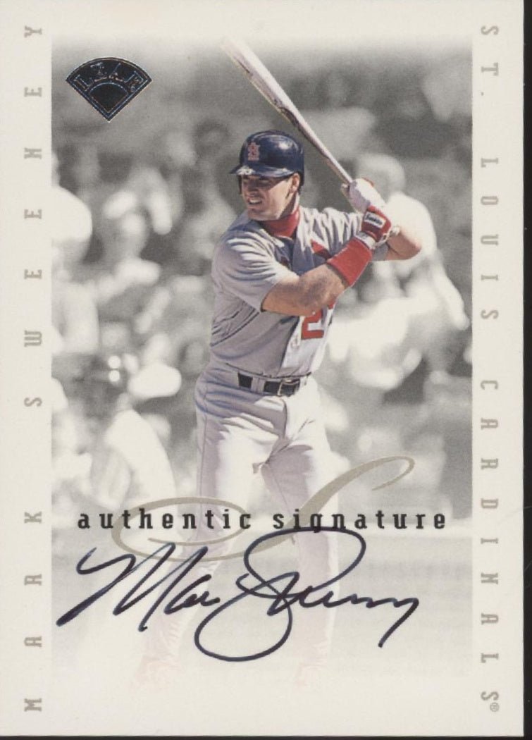 Mark Sweeney 1996 Leaf Signature Series Auto - Collector Store LLC